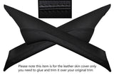 BLACK STITCH 2X A POST PILLARS SKIN COVERS FITS MERCEDES SPRINTER W906 06-14
