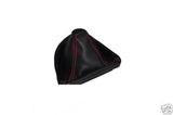 FITS BMW E87 1 SERIES 04+ LEATHER GEAR GAITER RED ST CUSTOM NEW MADE IN UK