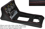 RED STITCH CENTRE CONSOLE LEATHER SKIN COVER FITS PORSCHE 924 944 1975-1985