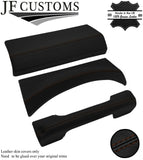 BROWN STITCH 3X DASH TRIM LEATHER SKIN COVERS FITS LAND ROVER DEFENDER 07-14