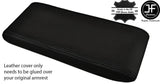 BLACK STITCHING REAL LEATHER ARMREST LID COVER FITS PORSCHE 924 944 968 83-85