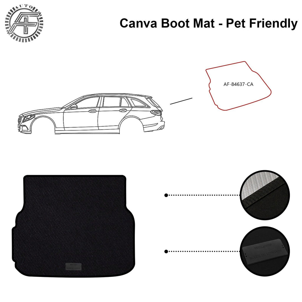 FITS MERCEDES C CLASS 07-15 ESTATE DOG FRIENDLY TRUNK / BOOT CANVA MAT CAT/DOG