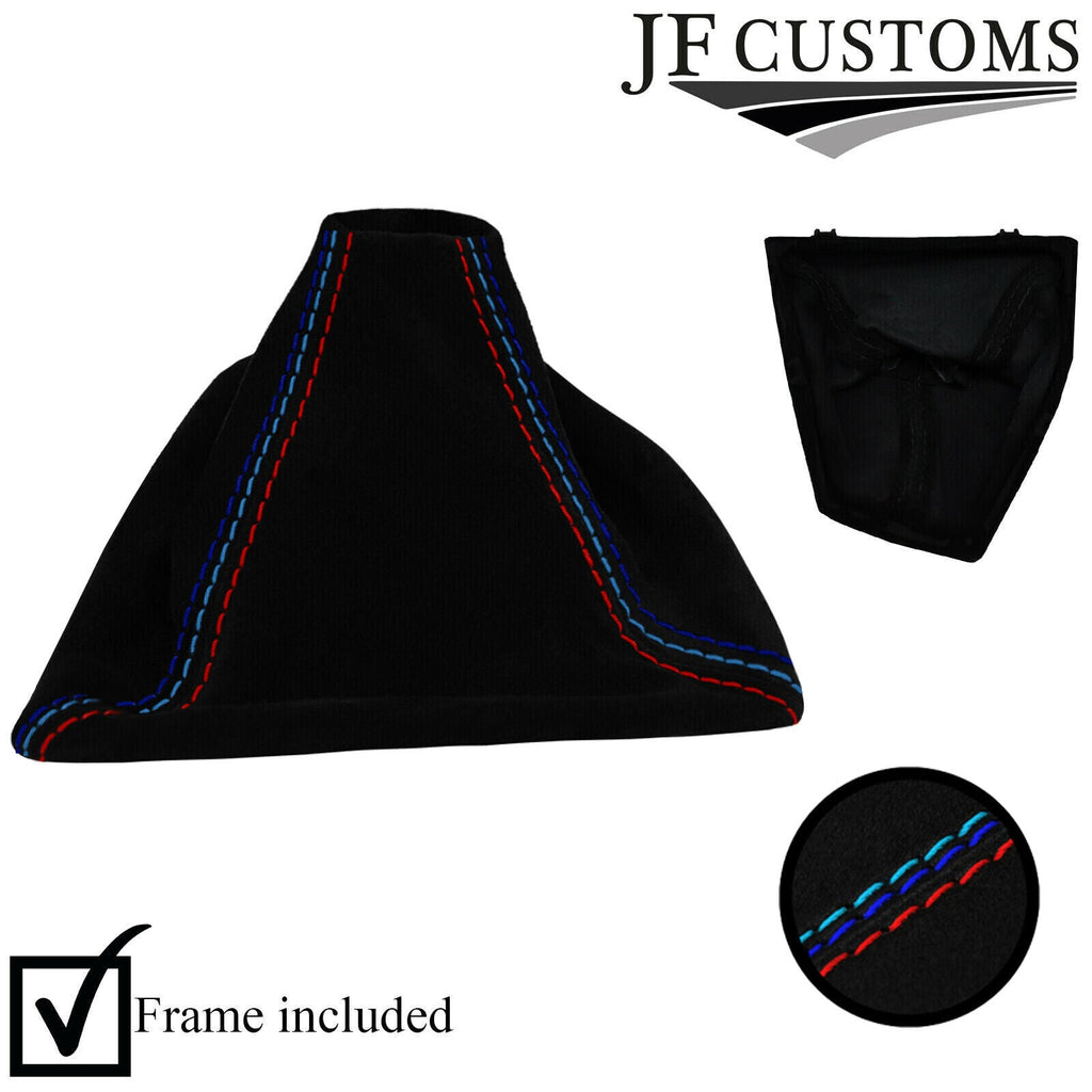 TRI STITCH SUEDE GEAR GAITER + PLASTIC FRAME FOR BMW 1 SERIES F20 F21 11-17
