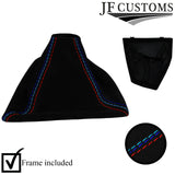 TRI STITCH SUEDE GEAR GAITER + PLASTIC FRAME FOR BMW 1 SERIES F20 F21 11-17