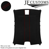 D RED STITCH LEATHER & SUEDE COVERS FOR BMW F30 11-19 SALOON TOP RECOVERY KIT