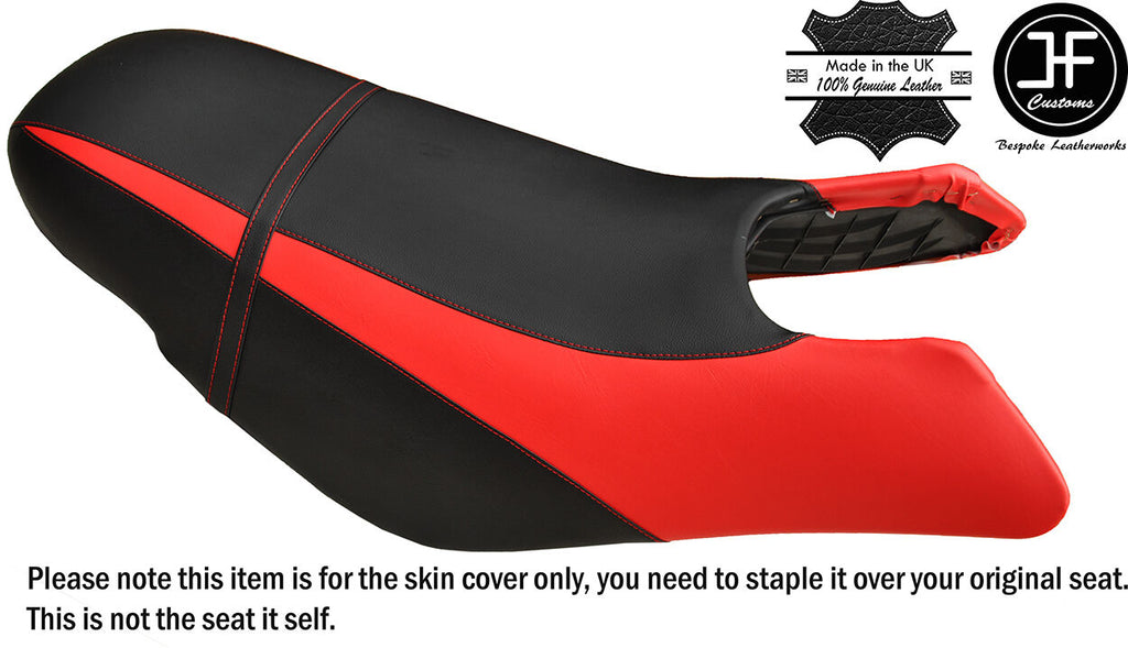 STYLE 2 BLACK B RED CUSTOM FOR SEADOO GTX GTI 97-01 FRONT VINYL SEAT COVER STRAP