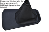 BLACK STITCHING LEATHER MANUAL GEAR GAITER FITS NISSAN PRIMERA P12 2002-2008