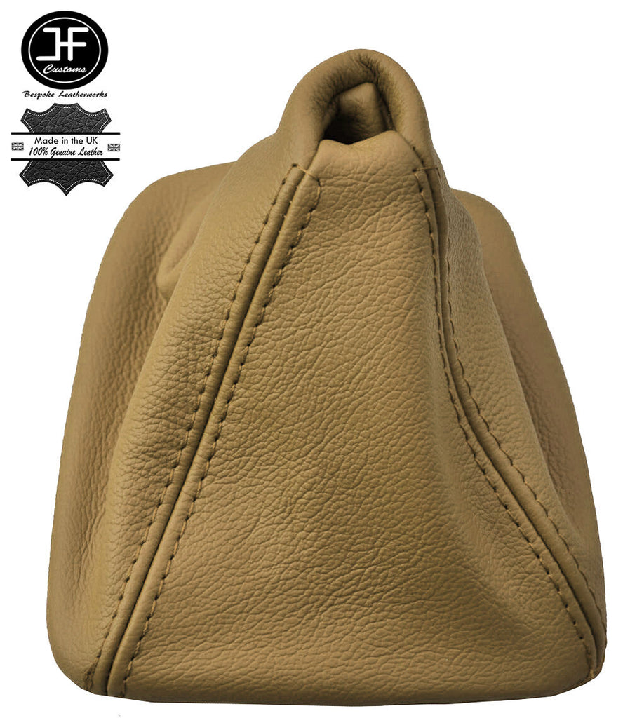 TAN REAL LEATHER MANUAL GEAR STICK GAITER FITS BMW 3 SERIES E36 E46 91-05