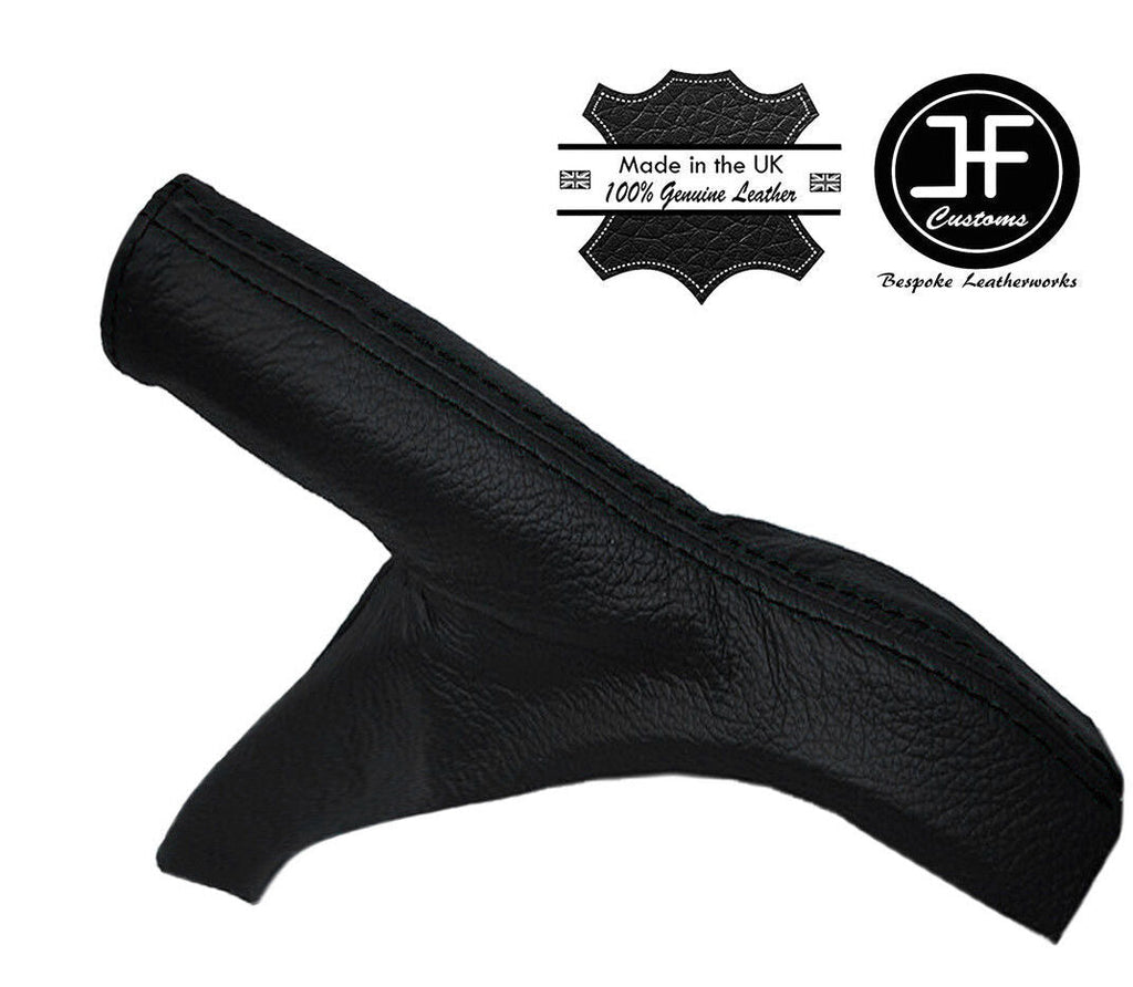 BLACK STITCHING GENUINE LEATHER HANDBRAKE GAITER FITS TOYOTA CELICA 1999-2005