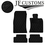 BLACK DIAMOND STITCH VINYL 4XTAILORED FLOOR CARPETS FOR BMW MINI S R56 07-14 JF1