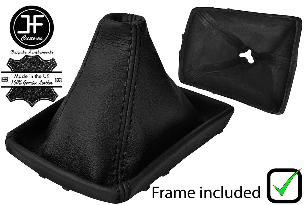 BLACK STITCH LEATHER MANUAL GEAR+PLASTIC FRAME FOR VAUXHALL ASTRA MK5 04-09