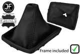 BLACK STITCH LEATHER MANUAL GEAR+PLASTIC FRAME FOR VAUXHALL ASTRA MK5 04-09