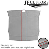 RED STITCH L GREY SUEDE ROOF HEADLINER COVER FOR PORSCHE CAYMAN 987 05-12