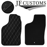 WHITE DIAMOND VINYL 4X TAILORED FLOOR CARPETS FOR SAAB 900 CONVERTIBLE 94-98 JF1
