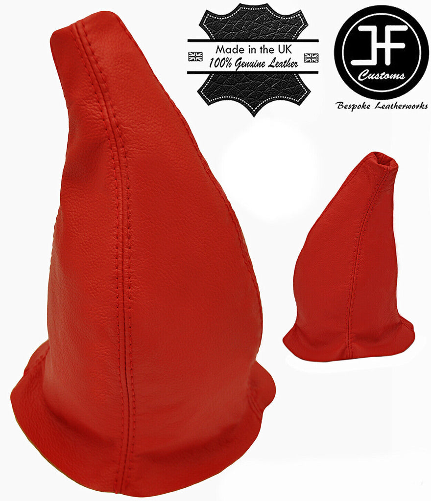 RED REAL LEATHER MANUAL GEAR GAITER FITS PORSCHE 911 930 1975-1989 CUSTOM NEW