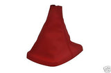 FITS VW GOLF MK4 4 IV BORA JETTA  GEAR GAITER RED LEATHER CUSTOM NEW MADE IN UK