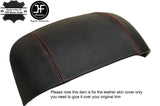 RED STICH BINNACLE HOOD TRIM LEATHER COVER FITS MITSUBISHI L200 K74 98-05