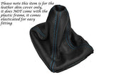 BLUE STITCH FITS MERCEDES W201 190 190E 190D LEATHER GEAR GAITER 1982-1993