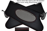RED STITCHING FITS ROVER 75 MG ZT 1999-2005 2X SUN VISORS LEATHER COVERS ONLY