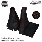 RED STITCH FITS TOYOTA LEXUS IS200 IS300 GEAR & HANDBRAKE GAITER 1998-2005