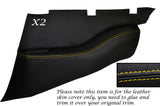 YELLOW STITCH 2X REAR DOOR CARD TRIM SKIN COVERS FITS PORSCHE 911 964 993 89-97