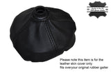 BLACK STITCH MANUAL GEAR GAITER FITS OVER RUBBER FITS CITROEN C2 GT 2003-2004