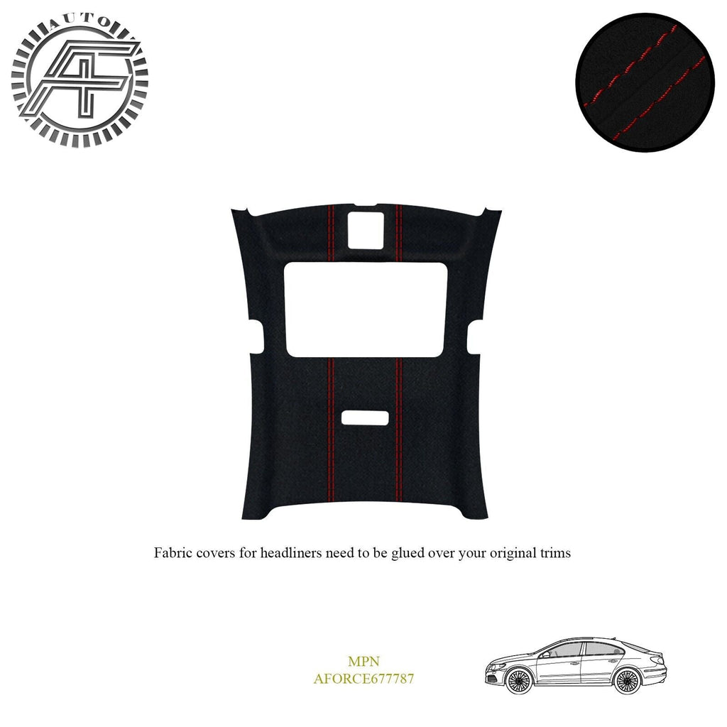 LUXE SUEDE HEADLINER COVER FOR VOLKSWAGEN PASSAT CC 4-DOOR SEDAN + SUNROOF 09-17