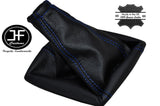 BLUE STITCHING LEATHER GEAR GAITER FITS RENAULT 5 1972-1996 CUSTOM NEW