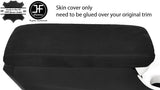 BLACK STITCHING REAL SUEDE ARMREST LID COVER FITS TOYOTA PRIUS 2016-2018