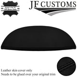 BLACK STITCH LEATHER SPEEDO SURROUND HOOD COVER FOR RANGE ROVER SPORT L494 13-21
