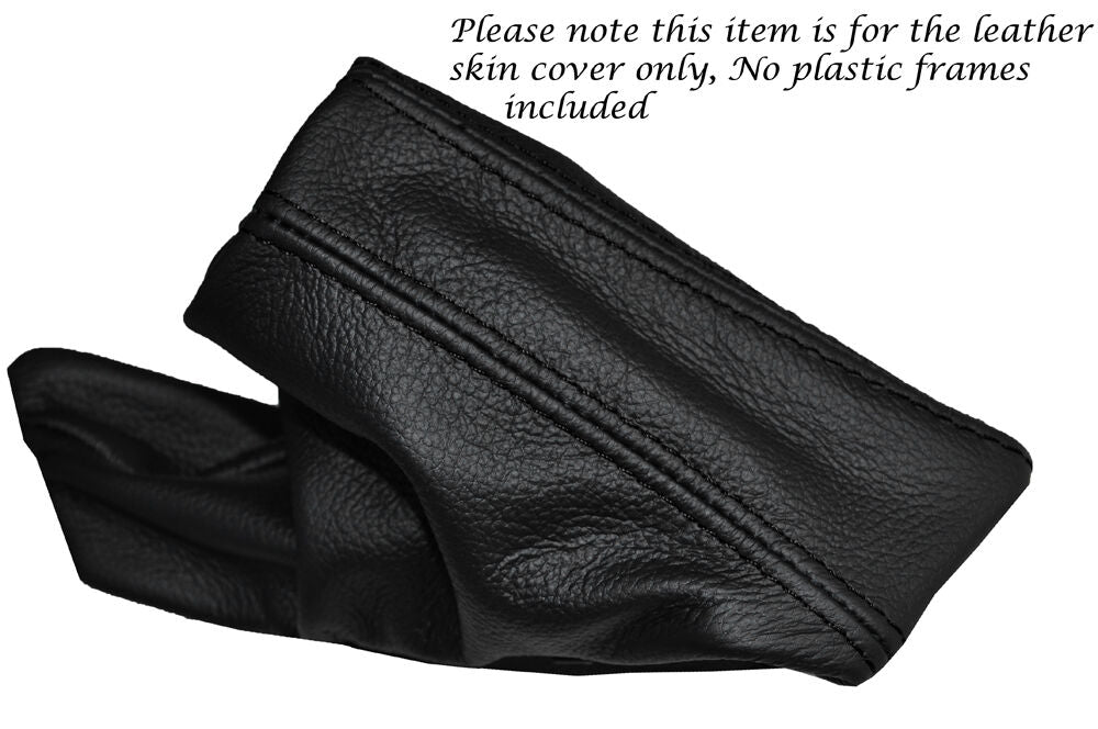 BLACK STITCHING LEATHER HANDBRAKE GAITER FITS BMW 1 SERIES F20 F21 2010-2015