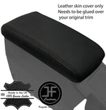 BLACK STITCH ARMREST LID REAL LEATHER COVER FITS TOYOTA JZX 100 CHASER 96-00