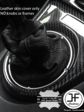 BLACK TOP GRAIN LEATHER GEAR GAITER FITS HONDA CIVIC TYPE R FN2 06-12 CUSTOM NEW
