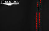 RED STITCH ITALIAN LEATHER TOP DASHBOARD COVER FOR JAGUAR XF X250 MK1 08-11