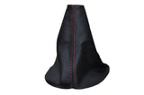 FITS RENAULT CLIO MK2 LEATHER GEAR GAITER  RED STITCHING  1997-2005 CUSTOM NEW