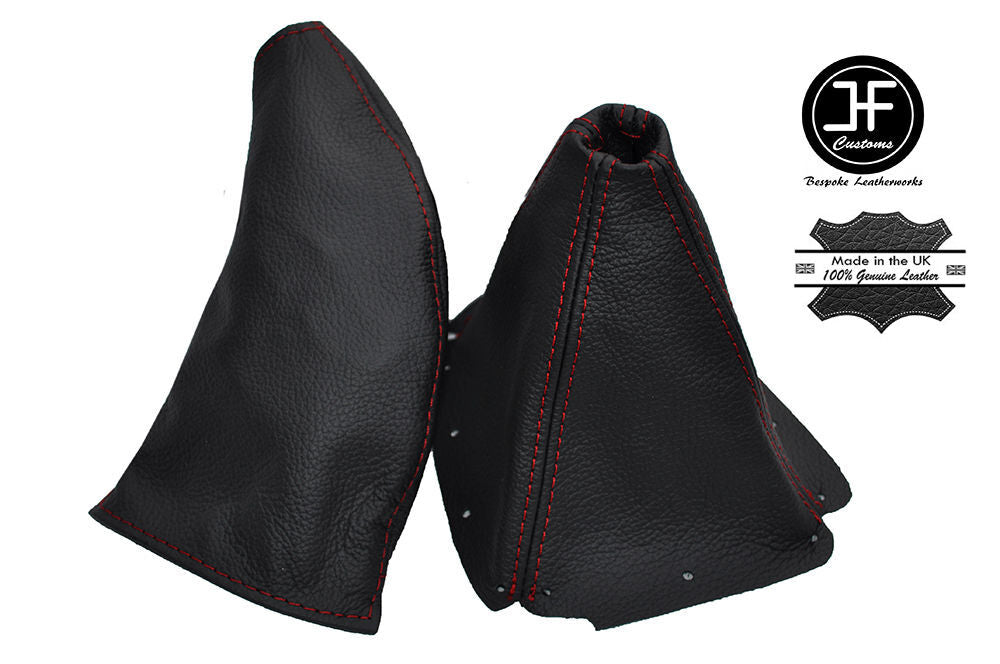 RED STITCHING FITS MAZDA MIATA MX5 1998-2005 LEATHER GEAR&HANDBRAKE LEATHER