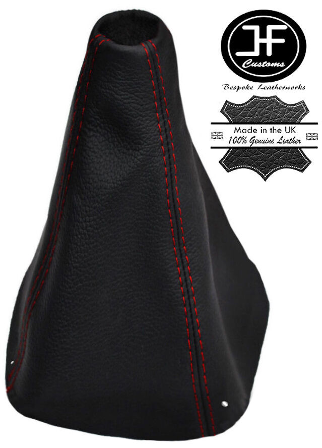 RED STITCH MANUAL LEATHER 5 SPEED GEAR GAITER FITS HYUNDAI GETZ 2002-2011