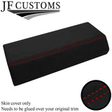 RED STITCH PASSENGER SIDE DASH TRIM LUXE- SUEDE COVER FOR DEFENDER 07-16