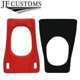RED ITALIAN LEATHER GEAR SURROUND TRIM + FRAME FOR PORSCHE 944 1982-1991