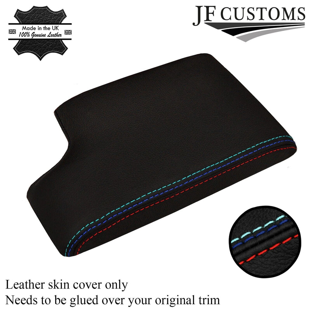 TRI STITCH ARMREST COVER REAL LEATHER FOR BMW 3 SERIES E90 E91 E92 E93