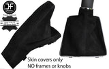 BLACK STITCH SUEDE GEAR & HANDBRAKE GAITER FITS VAUXHALL OPEL ASTRA MK5 H 04-09