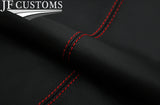 RED STITCH ITALIAN LEATHER GEAR+SURROUND COVERS+FRAME FOR BMW 3 SERIES E21