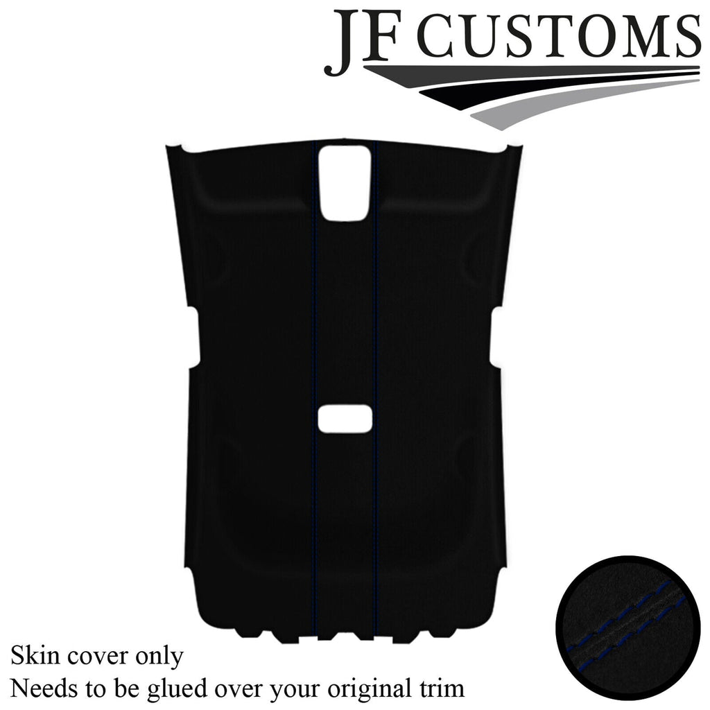 D BLUE STITCH SUEDE ROOF LINING HEADLINER COVER FOR VW GOLF MK5 V 2003-2009 5DR