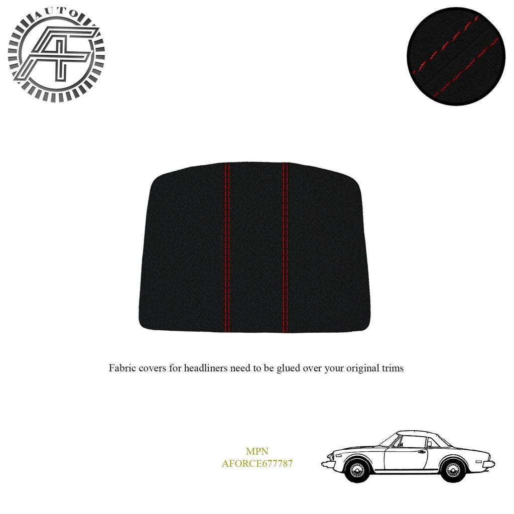 LUXE SUEDE HEADLINER COVER FOR FIAT 124 SPORT SPIDER 2-DOOR HARDTOP 1966-1985