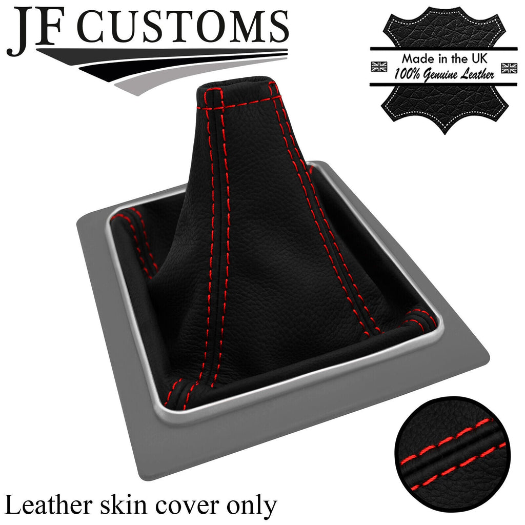 RED STITCH  LEATHER MANUAL GEAR GAITER COVER FITS CADILLAC CTS V 04-07