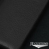 BLACK STITCH LEATHER DASHBOARD TRIM BLANK COVER SET+FRAMES FOR VW GOLF MK3