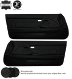 DSG2 BLACK ST 2X FULL DOOR CARD LEATHER LUXE SUEDE COVER FOR TOYOTA SUPRA MK3