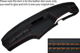 ORANGE STITCH DASH DASHBOARD LEATHER SKIN COVER FITS BMW 6 SERIES E24 82-87