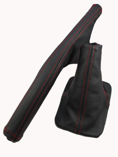 FITS NISSAN ALMERA N16 TINO GEAR & HANDBRAKE GAITOR red CUSTOM NEW MADE IN UK