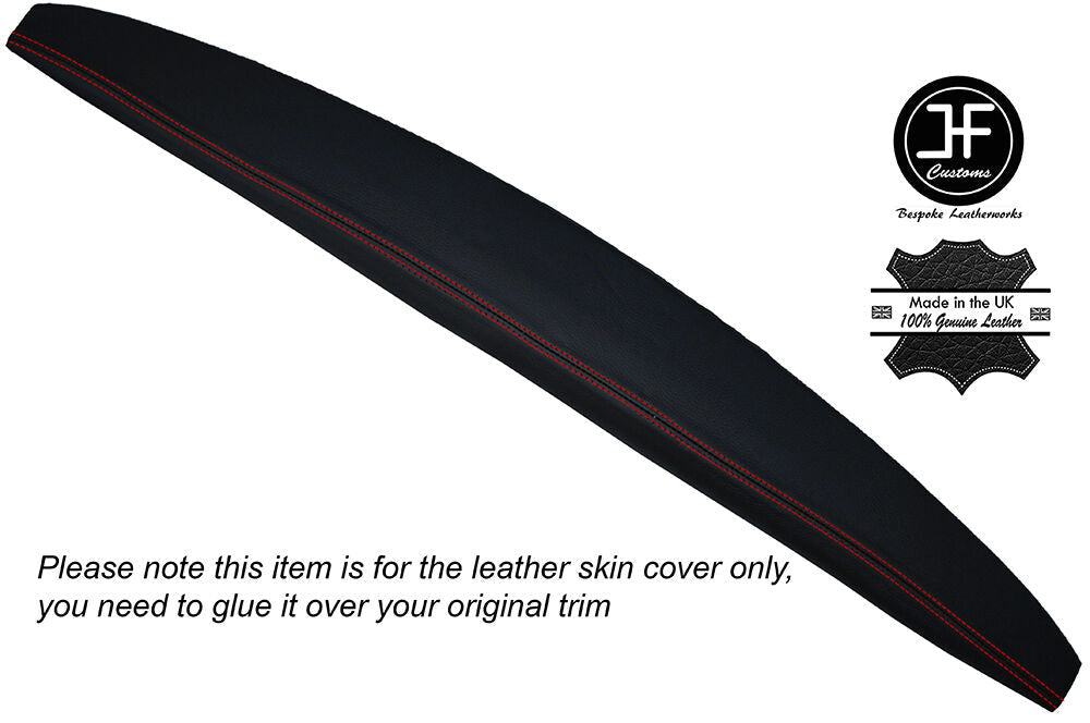 RED STITCHING TOP DASH DASHBOARD LEATHER SKIN COVER FITS HILLMAN MINX MK5